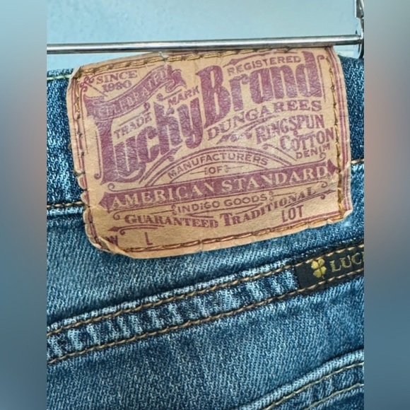 Lucky Brand Women’s Low Rise Straight Leg Jeans Size 2 Medium Wash - Picture 4 of 6